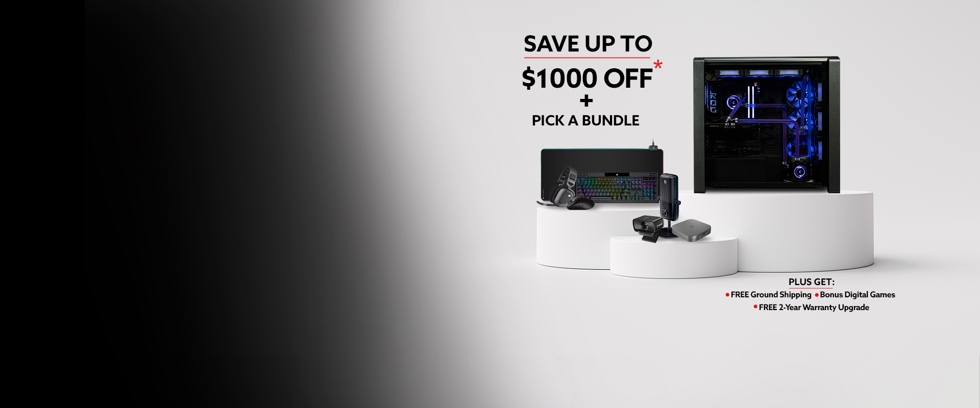 Save up to $1000 off plus free shipping, digital bonus games & 2 year warranty